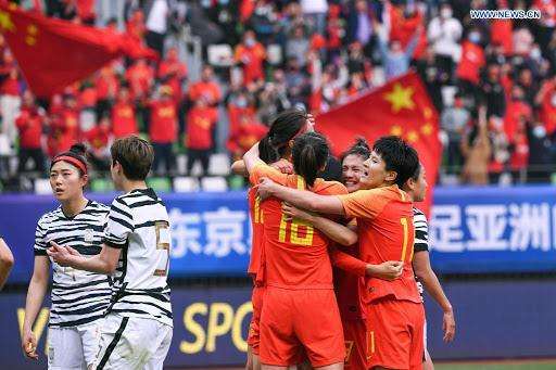 女足排名亚洲第三，中国女足年终排名亚洲第三一